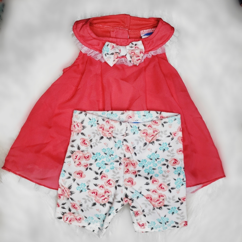 2 Piece Baby Cute Floral Shorts Set 3-6 months
